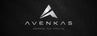 Avenkas logo on a dark textured background